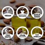 Soğuk Sıkım Saf Tatlı Badem Yağı - 50 Ml. (Aromatik - Masaj - Cilt Bakım)