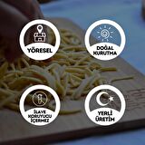 Ev Yapımı Sade Erişte - 350 Gr. El Kesimi Sade Makarna (Geleneksel Yöntemlerle Üretilmiştir. Katkı Koruyucu İçermez)