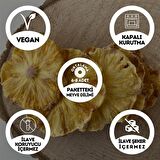 Şekersiz Ananas Meyve Kurusu Cipsi - 50 Gr. (Yüksek Aroma - Kokteyl Meyvesi - Katkı Koruyucu İçermez)