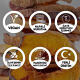 Şekersiz Şeftali Meyvesi Kurusu Cipsi - 50 Gr. (Yüksek Aroma - Kokteyl Meyvesi - Katkı Koruyucu İçermez)