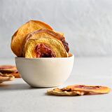 Şekersiz Şeftali Meyvesi Kurusu Cipsi - 50 Gr. (Yüksek Aroma - Kokteyl Meyvesi - Katkı Koruyucu İçermez)