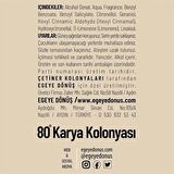 Egeye Dönüş Çiçeksi 80 Derece Cam Şişe 200 ml Kolonya