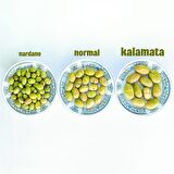 Ev Yapımı Geleneksel Nardane Mini Boy Yeşil Kırma Zeytin - 2 Kg. (Naturel Salamura Tuz ve Su İçerir)