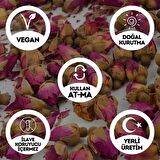 Tomurcuk Gonca Pembe Gül Kurusu - 25 Gr. - Kavanoz Görünümlü Kilitli Poşet - Kilitli Saklama Poşeti