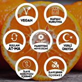 Mandalina Meyve Kurusu Cipsi - 25 Gr. - Kavanoz Görünümlü Kilitli Poşet - Kilitli Saklama Poşeti