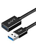 LivX Rope USB3.0 3A 5Gbps Hızlı Şarj ve Veri Aktarımı USB 3.0 Erkek Dişi Uzatma Kablosu Halat Örgülü 5 Metre