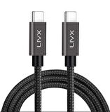 LivX Force 100w Usb-c To Usb-c 3.1 Gen2 10 Gbps 4k@60hz 2 Metre Hızlı Şarj Data Ve Görüntü Kablosu Örgülü GN-02