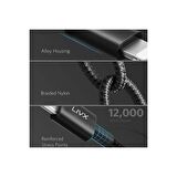 LivX Horizontal 20W Type C to Lightning iPhone iPad Hızlı Şarj ve Data Kablosu Space Gray 2 Metre IPBLT-01