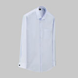 FRANK KLASİK GENİŞ MANŞET AÇIK MAVİ GÖMLEK