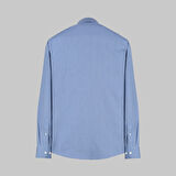 ELETA UZUN KOL MAVİ SLIM GÖMLEK