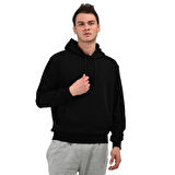 Snake Erkek Siyah Günlük Stil Sweatshirt 24YETL13D01-SYH