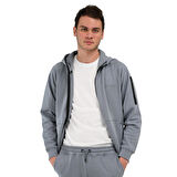 Terra Erkek Gri Günlük Stil Sweatshirt 24YETL13D03-GRI