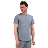 Ognian Erkek Gri Günlük Stil T-Shirt 24YETL18D05-GRI