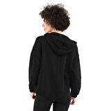 Piena Kadın Siyah Günlük Stil Sweatshirt 24YKTL13D21-SYH
