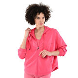 Piena Kadın Pembe Günlük Stil Sweatshirt 24YKTL13D21-PMB
