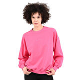 Luna Kadın Pembe Günlük Stil Sweatshirt 24YKTL13D22-PMB
