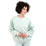 Luna Kadın Yeşil Günlük Stil Sweatshirt 24YKTL13D22-YSL