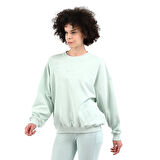 Luna Kadın Yeşil Günlük Stil Sweatshirt 24YKTL13D22-YSL