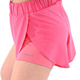 Doppyo Kadın Pembe Koşu Şort Etek 24YKTP15D31-PMB