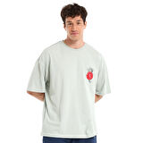 Tokyo Erkek Yeşil Günlük Stil T-Shirt 24YETL18B09-YSL