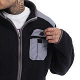 Sherpa Erkek Siyah-Gri Günlük Stil Polar 24KE023-SYH