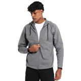 Asago Erkek Gri Koşu Eşofman Üstü 25YE004-ANT