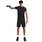 Conforto 4 Erkek Siyah Koşu T-Shirt 25YE007-SYH