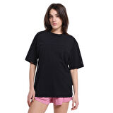 Sasebo Erkek Siyah Günlük Stil T-Shirt 25YE016-SYH