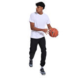 Nakijin Erkek Siyah Günlük Stil Eşofman Altı 25YE025-SYH