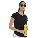 Sendai Kadın Siyah Günlük Stil T-Shirt 25YK013-SYH