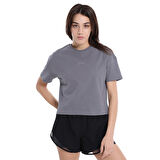 Ube Kadın Gri Günlük Stil T-Shirt 25YK015-ANT