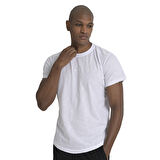 Iga Erkek Beyaz Günlük Stil T-Shirt 25YE031-BYZ