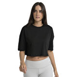 Tokyo Kadın Siyah Günlük Stil T-Shirt 25YK027-SYH