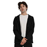 Arvada Erkek Siyah Günlük Stil Eşofman Üstü 25KE1007-SYH