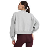Fowler Kadın Gri Günlük Stil Sweatshirt 25KK1038-KML