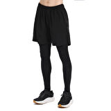 Acron Erkek Siyah Koşu Şort 25KE1003-SYH