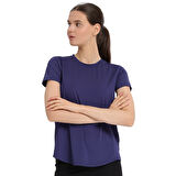 Zana Kadın Mavi Koşu T-Shirt 25KK1047-MVI