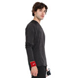 Arriba Erkek Siyah Koşu T-Shirt 25KE1004-SYHK