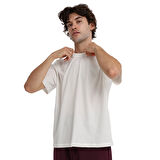 Wink Oversize Erkek Beyaz Günlük Stil T-Shirt 25KE1024-KBYZ