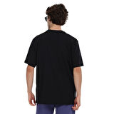 Wink Oversize Erkek Siyah Günlük Stil T-Shirt 25KE1024-SYH