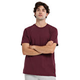 Bow Erkek Bordo Günlük Stil T-Shirt 25KE1016-BRD
