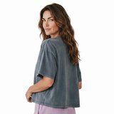 Sara Kadın Gri Günlük Stil T-Shirt 26YK0026-KGRI