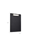 Kapaklı Sekreterlik A4 Pvc 100 Yaprak Kapasiteli Clip Board 23,5x32 cm