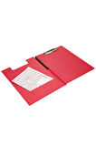 Kapaklı Sekreterlik A4 Pvc 100 Yaprak Kapasiteli Clip Board 23,5x32 cm