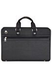 Evrak Çantası 6 Cepli Trend Focus Tablet Muhafazalı Briefcase Vegan 29x42 cm