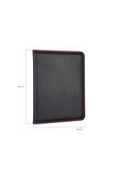 Kapaklı Sekreterlik Padfolio Hesap Makinalı A4 100 Yaprak Kapasiteli Vegan 24,5x32 cm