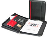 2K ORGANİZER DİPLOMAT A4 SUNİ DERİ ÇİFT MEKANİZMALI  HESAP MAKİNELİ 555-1