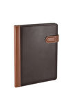Kapaklı Sekreterlik Padfolio Hesap Makinalı A4 100 Yaprak Kapasiteli Vegan 24,5x32 cm