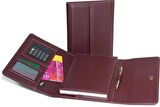 2K ORG.DİPLOMAT 17X24 MIK.KAPAK BORDO ÇİZGİLİ 5211