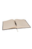 Deri Defter Günlük Journal Ajanda Tarihsiz Çizgili Telefon Kılıflı 160 Yaprak Vegan 17x24 cm